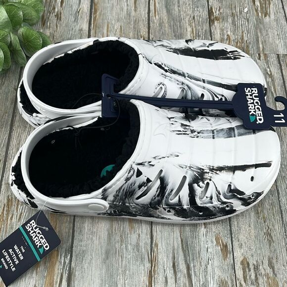 Men's Tie Dye Comfy Fuzzy Lined EVA Clogs Sandals Slippers Shoes Size 11 - Picture 2 of 4